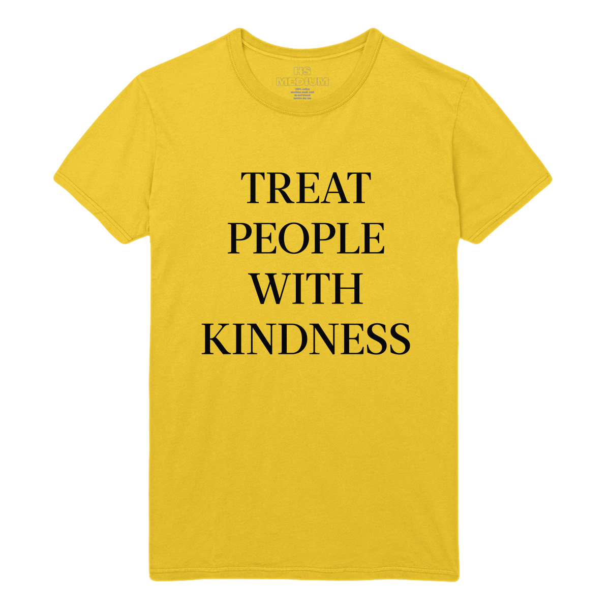 Treat People With Kindness Tee (Yellow)