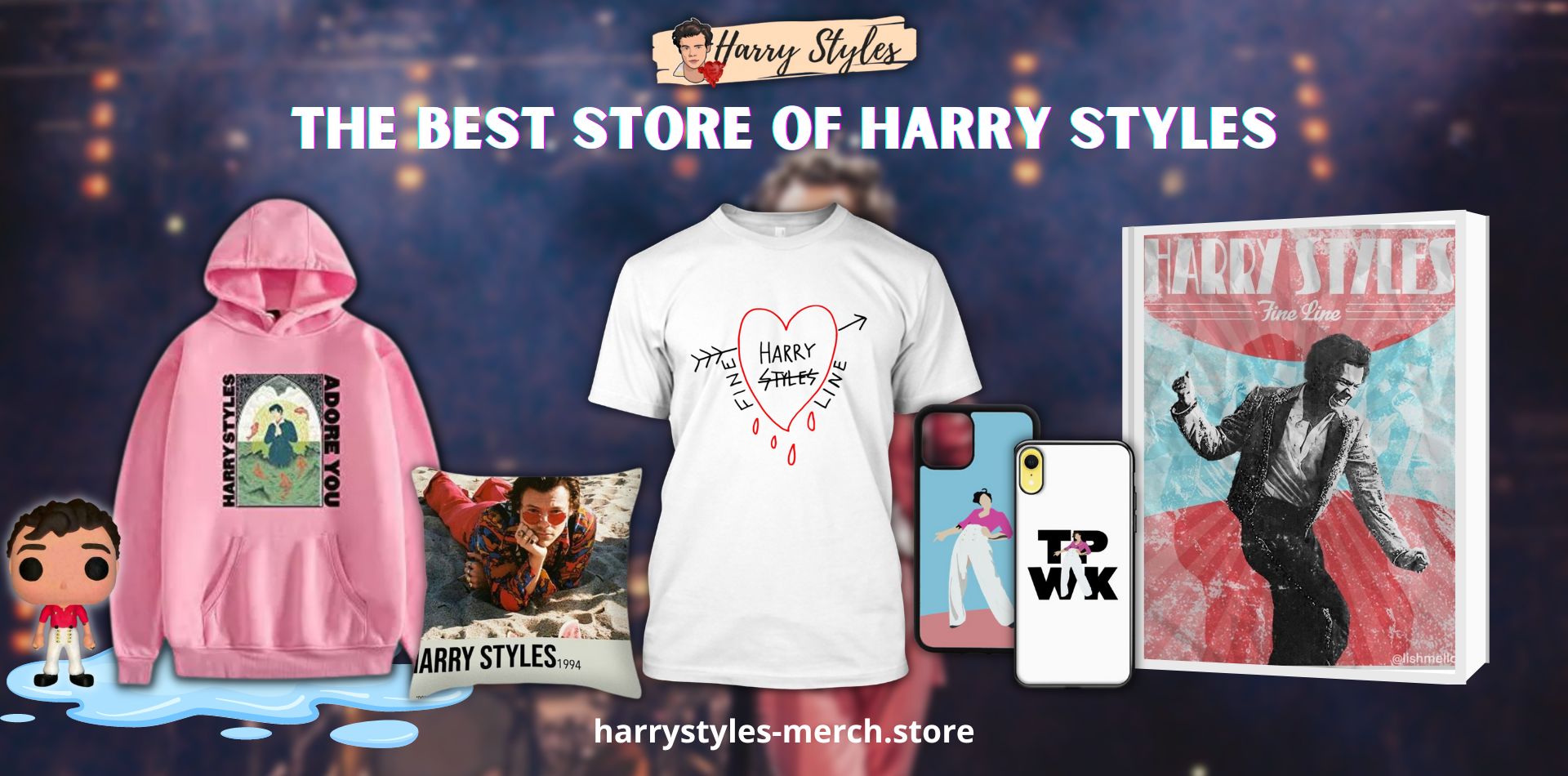 Harry Styles Web Banner - Harry Styles Store