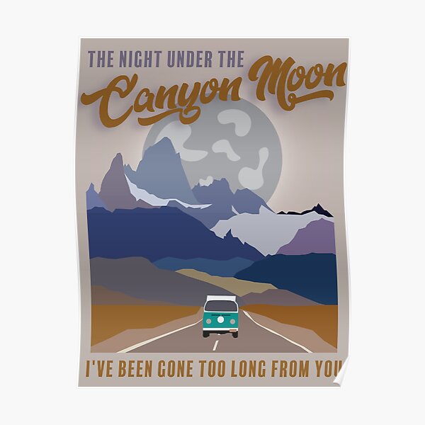 hs canyon moon  Poster RB2103 product Offical harry styles Merch