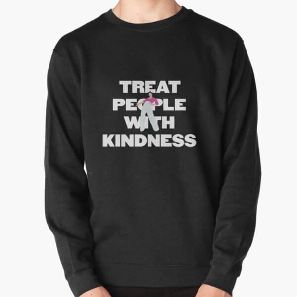 Harry Styles Treat People With Kindness w/ Fine Line Cover Pose - White Pullover Sweatshirt RB2103 product Offical harry styles Merch