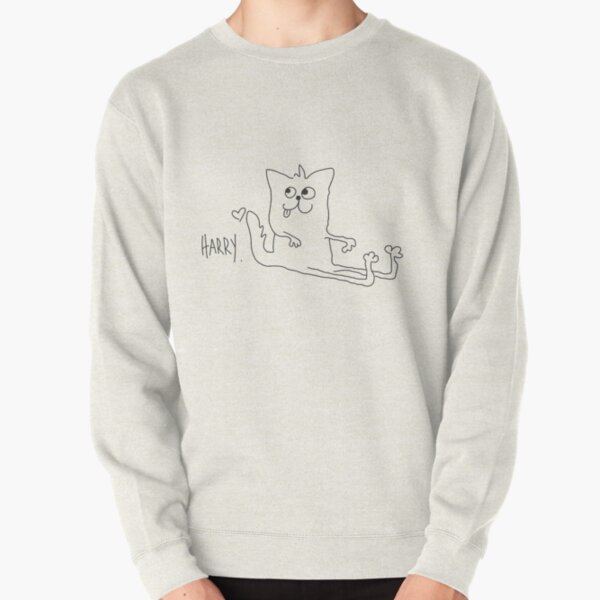 harry styles snl cat drawing with signature Pullover Sweatshirt RB2103 product Offical harry styles Merch