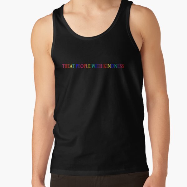 Rainbow Treat People With Kindness FIne line TPWK  Tank Top RB2103 product Offical harry styles Merch