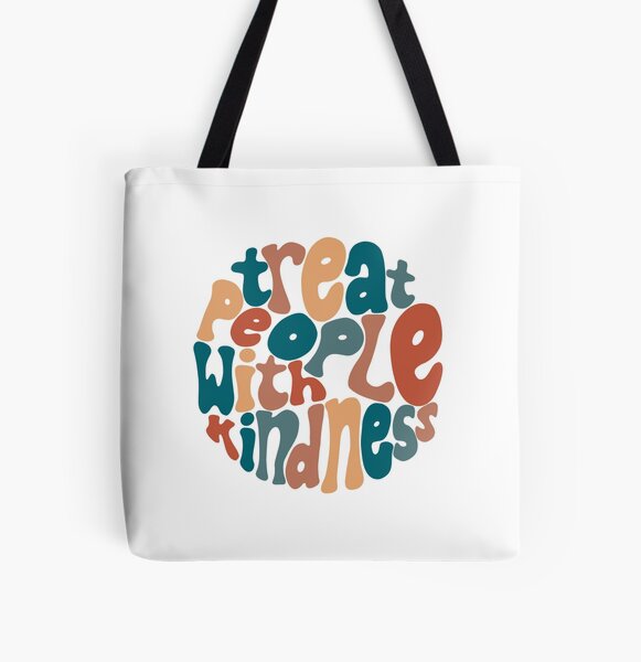 treat people with kindness | harry styles All Over Print Tote Bag RB2103 product Offical harry styles Merch