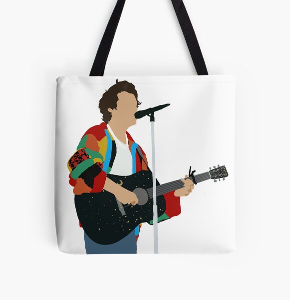 harry styles patchwork cardigan All Over Print Tote Bag RB2103 product Offical harry styles Merch