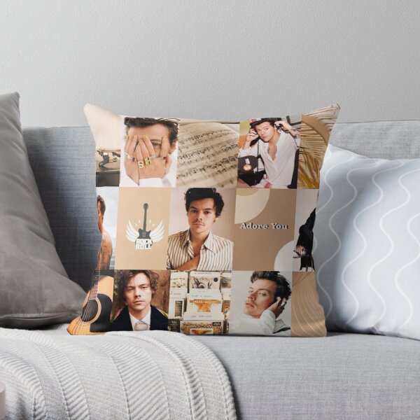Collage Photo Harry Throw Pillow RB2103 product Offical harry styles Merch