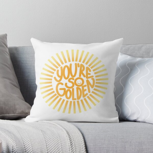 Golden - Harry Styles Throw Pillow RB2103 product Offical harry styles Merch