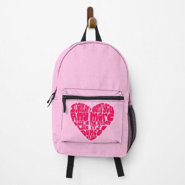 Harry Styles Sunflower lyrics heart | Kiss in the kitchen like it's a dance floor Backpack RB2103 product Offical harry styles Merch