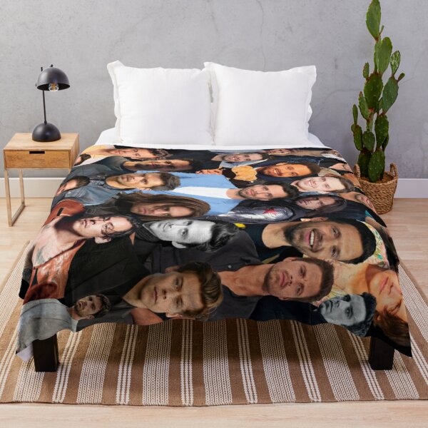 Seb Harry collage Throw Blanket RB2103 product Offical harry styles Merch