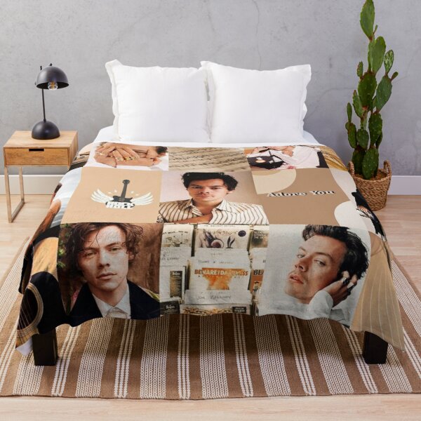 Collage Photo Harry Throw Blanket RB2103 product Offical harry styles Merch