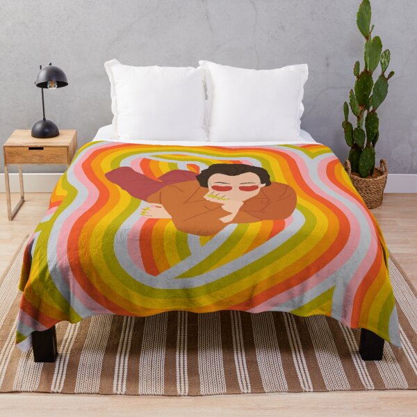 Psychedelic II Watermelon Sugar - Harry Styles Throw Blanket RB2103 product Offical harry styles Merch