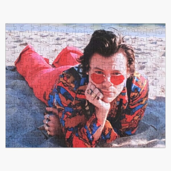 vintage harry in beach Jigsaw Puzzle RB2103 product Offical harry styles Merch