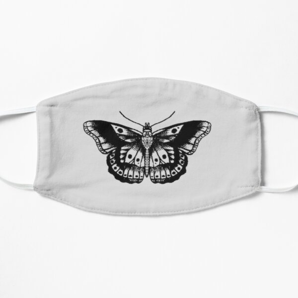 Harry Styles butterfly tattoo Flat Mask RB2103 product Offical harry styles Merch
